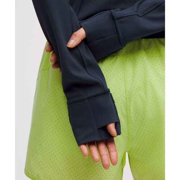 Define Cropped Jacket Nulu - True Navy/Mirror Silver - Picture 4 of 4